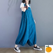 골덴멜빵바지 코듀로이멜빵바지 힙합바지 배기팬츠 골덴멜빵팬츠 두꺼운 캐주얼한 겨울