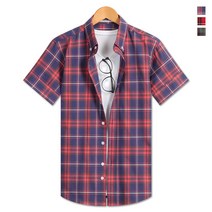 제이붐남성용시크릿반팔체크남방 CS181