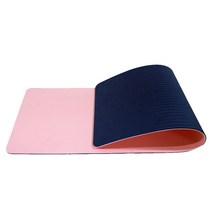 Chirping 스포티 워크 아웃 요가매트, Dark Blue + Pink