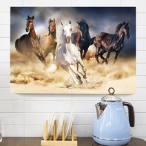 말 그림 팔마도 칠마도 그림 행운 캔버스 액자 사무실 활력 기운 행마도, 02.활력마도