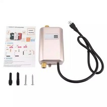 전기순간온수기 110V 3000W 미니 전기 탱크리스 인스턴트 온수기 주방 세척 미국 플러그 가정용 탱크 없는, 01 Yellow