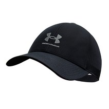 언더아머 UA 이소 칠 아머벤트 어드저스터블 골프 볼캡 블랙 남자 여자 스포츠 모자 1361528-001, MISC