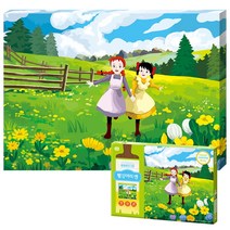 아트박스/피에스컴퍼니 DIY 페인팅 판넬형 빨강머리앤 - 여름, 옵션선택:본품