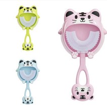 초등학생 전동 칫솔 u자형 마우스피스 잇몸마사지 아이 년 어린이 어린이 치아 실리콘, 3pcs-1