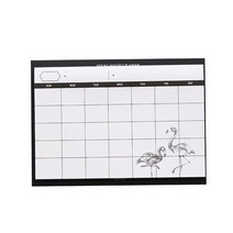 한달계획표 월간 스케쥴보드판 냉장고 월중행사및 계획표 1pcs 30 시트 간단한 주간 플래너 책 데스크탑 일정 월 찢어 노트북 작업 효율성 요약, 하얀