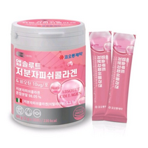 새콤달콤 포도맛 앱솔루트 저분자피쉬콜라겐 30포 비오틴 비타민 미네랄 히알루론산 함유 이너뷰티, 5개, 60g