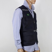 ITR-v12a 곤색조끼 춘추복 무재해 야간조끼 스탭조끼