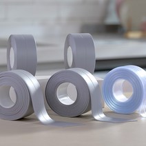 바치 물도깨비 리폼박사 방수테이프 세트, 그레이4개+투명1개