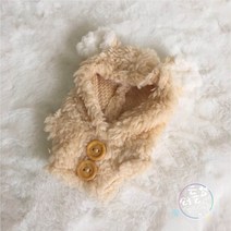 아이돌인형옷 수제 10cm 아이돌 플러시 인형 옷 정장 아이돌 토끼 리틀 베어 코튼 코트 모피 의류 정장 드레스