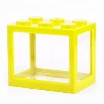 25 LED원형타공 이중구조 PVC 블럭어항(노랑) 60개*1박스