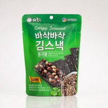 [무료배송]웰빙영양간식 어린이간식 안주 김스낵 통곡물맛 6봉, 상세페이지 참조