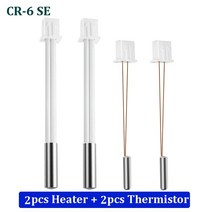돼지꼬리히터 24V 40W 카트리지 히터 Ender 3 S1 CR6 가열 막대 100K 서미스터 온도 센서 프린터 부품, 09 2Sets CR6 SE Wire