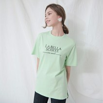 벰버 벰버 LETTERING HALF SLEEVES TOP_GREEN (1888683GA)