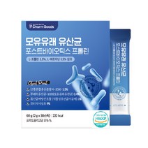 참좋은데이 포스트바이오틱스 프롤린 모유유래 4세대 유산균 배양건조물 프락토올리고당 30스틱