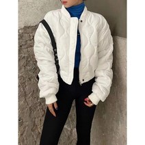 여신핏 숏패딩 여성용 라이트 파카 슬림 퍼퍼 코트 캐주얼 코튼 패딩 짧은 재킷