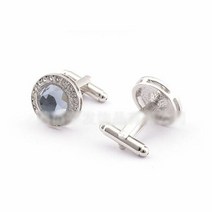 크리스탈버튼 젠틀맨 정장 셔츠 커프스-화이트