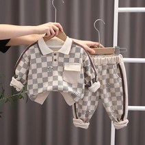 어린이 스키복 점퍼 아동 보드북 키즈 세트 356211 아기 남아 옷 0-5T 봄/가을용 패션 스탠드 칼라 한 벌 여아 의류 글씨 프린트 투피스 Se