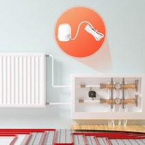 엑추에이터 열액추에이터 W2504BE001 AC 230V 바닥 난방 온도 조절기용 상시 닫힘 전기 M30 * 1.5, 한개옵션0