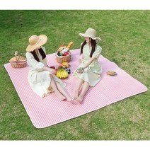 피크닉 돗자리 피크닉 휴대용 돗자리 방수 특대형 돗자리 02, 옥스포드 200*200 작은 홍격