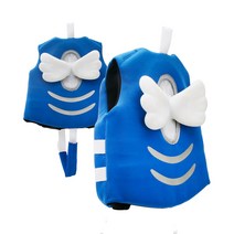 어린이 수영조끼 여름 물놀이용품, 천사블루