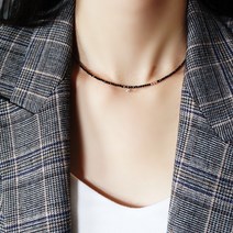 14k 여자 목걸이 큐빅 14k 금볼 핑크 골드 원석 스피넬 기념일 여자친구 선물