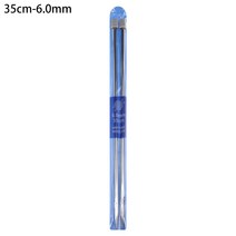 대바늘 숏팁 모사용 코바늘 뜨개질 뜨개용품 뜨개질바늘 세트 2/5pcs 20/35cm 스트레이트 금속 크로 셰 후크 스테인레스 스틸 도구 DIY 직조 공예 바느질 액세서리, 05 2Pcs 35cm-6.0mm