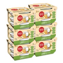 햇반 유기농쌀밥 130g x 3개 6개