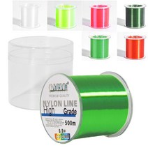 세미플로팅 원줄 모노라인 500m 낚시줄 바다 민물 감성돔 벵에돔 참돔 원투, 투명