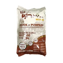 애니펫 명품명가 플러스 오리&호박 사료 5kg, 1, 단품