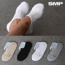 SMP스포츠 (남성용/2중바닥) 페이크삭스 5켤레 / 스포츠 덧신 양말 덧버선 두꺼운 안벗겨지는 실리콘 운동 헬스 런닝 국산