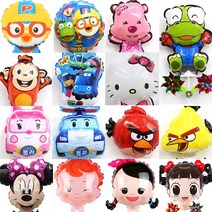 파티스 바람개비풍선묶음 10개씩, 자두, 10개