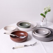 포르투갈 메사 우노 미니멀 도자기볼 대접 볼접시 3종, 볼 중 16cm 1p, 나이트그레이