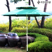 착한테이블 전문목수 편리한 등받이 야외 테이블 4인용 8인용 원목 세트 파라솔 별매 정원, 파라솔 그린
