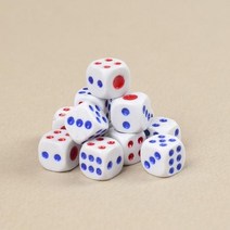 주사위 문구존 정육면체주사위 주사위게임 12세트1.2cm 테이블게임주사위 학습교구 다면체주사위 보드게임, 상세페이지 참조