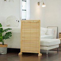 데코지엔 원목 블라인드 파티션 1000 1단 / 파티션/가벽/가림막/가벽파티션/칸막이/현관가림막/사무실파티션/공간분리/원목파티션, 화이트