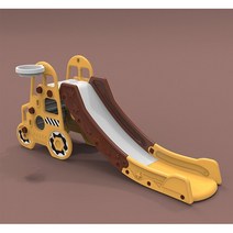 1-12Years 어린이 업그레이드 안전 야외 슬라이드 농구 후프 장난감 실내 홈 스포츠 게임, [03] Yellow