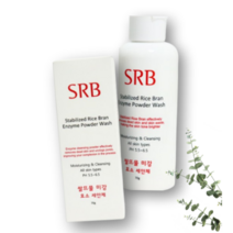 [공식] SRB 쌀뜨물 미강 효소 세안제 70g 폼클렌징 약산성 쌀뜰물 효소세안제 엔자임파우더 미강클렌징 srb클렌징 srb효소 쌀뜨물세안제 클렌징파우더 폼