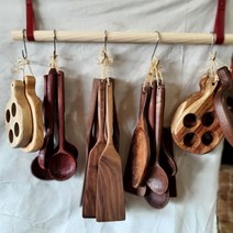 월넛 벚나무 주걱 만들기 우드카빙 세트 diy 재료 나무 조각, 벚나무3