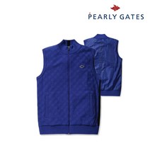 파리게이츠 골프 pearlygatesgolf남성 텍스쳐 불록 니트 베스트 P51183SV102_BL, 004, BL