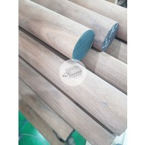 우드창고 월넛 목봉 프리미엄 북미산 10파이x2400mm 목봉 원주목 나무봉환봉 옷걸이봉 목재 홈데코