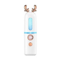 페이셜 보습기 미스트 스팀기 휴대용 미니 나노 얼굴 분무기 분무기 얼굴 기선 130, 백사슴