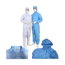 클린룸 제전복 방진복 정전기방지 원피스 사이즈 M~4XL, 그린