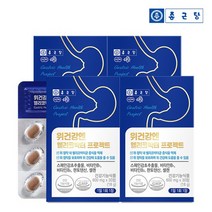 종근당 위건강엔 헬리코박터 프로젝트 30정 4박스 / 위점막보호 스페인감초추출물, 없음