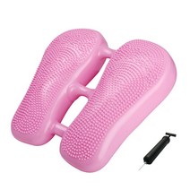 플랜와이 말랑이 에어 스탭퍼 홈트레이닝 유산소 운동기구, 핑크