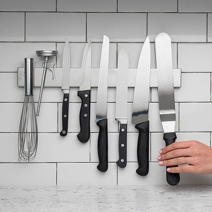 주방 스테인레스 스텐 마그네틱 붙이는 자석 칼 꽂이 블럭 집 걸이 보관함 거치대 홀더, 대형