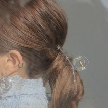 에버라인 깔끔한 올림머리 연출 트윌 심플 집게핀