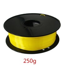 1.75mm 실크 pla 필라멘트 250g 반짝이는 금속과 같은 0.25kg 검정 빨강 등 diy 삽화 인쇄를위한 19 색 실크 3d 프린터 필라멘트, 19-옐로우-250g