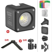 촬영 조명 유튜브 스튜디오 방송 미니 스튜디오 촬영 장비 ulanzi l2 10m ip68 방수 led 비디오 dimmable 수중 사진 다이빙 카메라 dslr 카메라 dji, 씨엔, 선물이 있는 l2