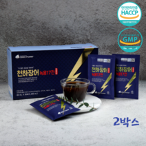 풍천 장어즙 진액 엑기스 원기회복 보양식 실크아미노산 아르기닌 발효녹용 십칠전대보 홍삼 마카 수험생 직장인 부모님 기력회복, 1세트*2박스*60포