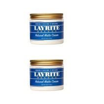 레이라이트 내추럴 매트 크림 포마드 헤어 왁스 297g 2팩 Layrite Natural Matte Cream
